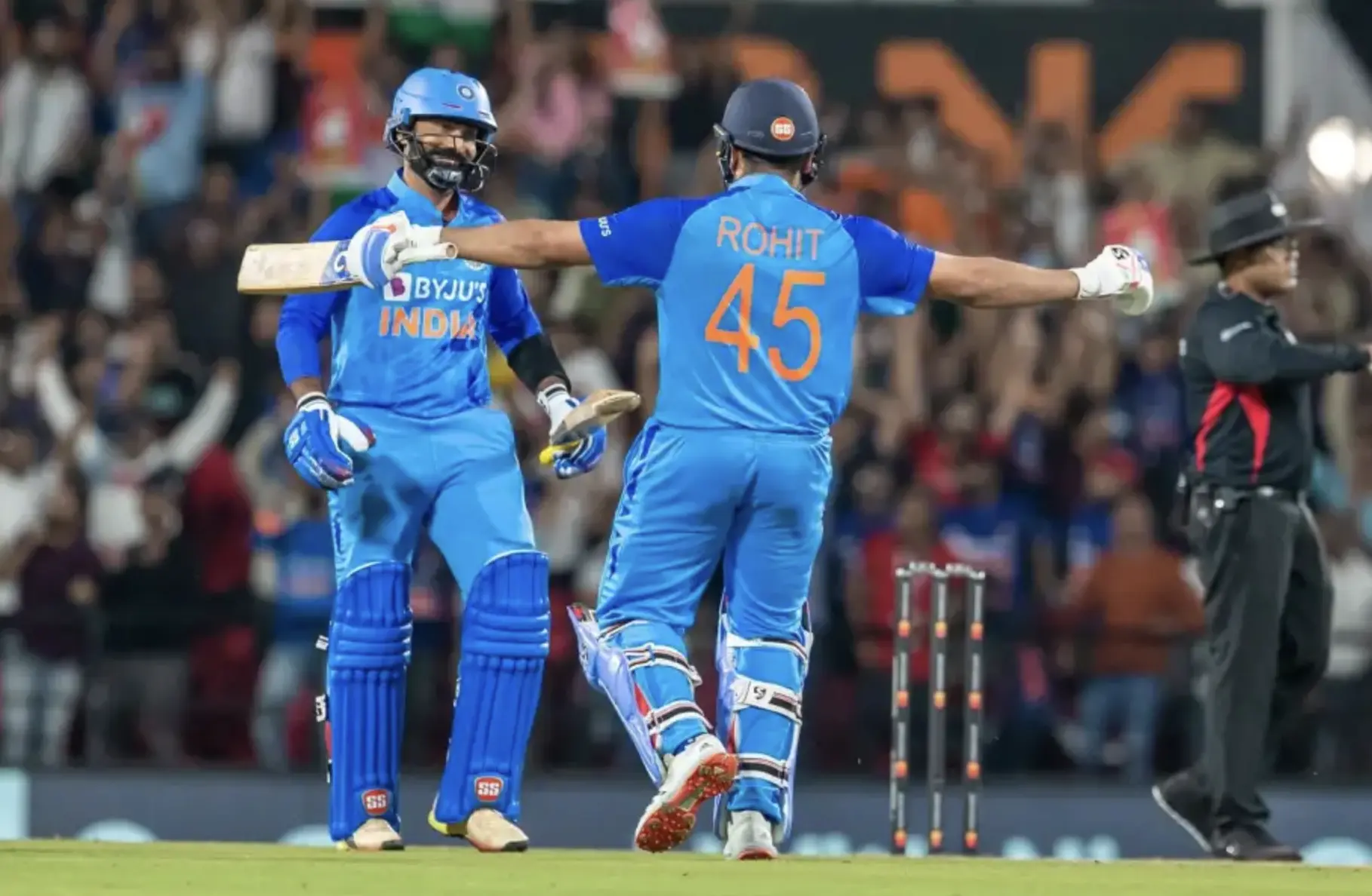 India defeated Australia by 6 wickets.