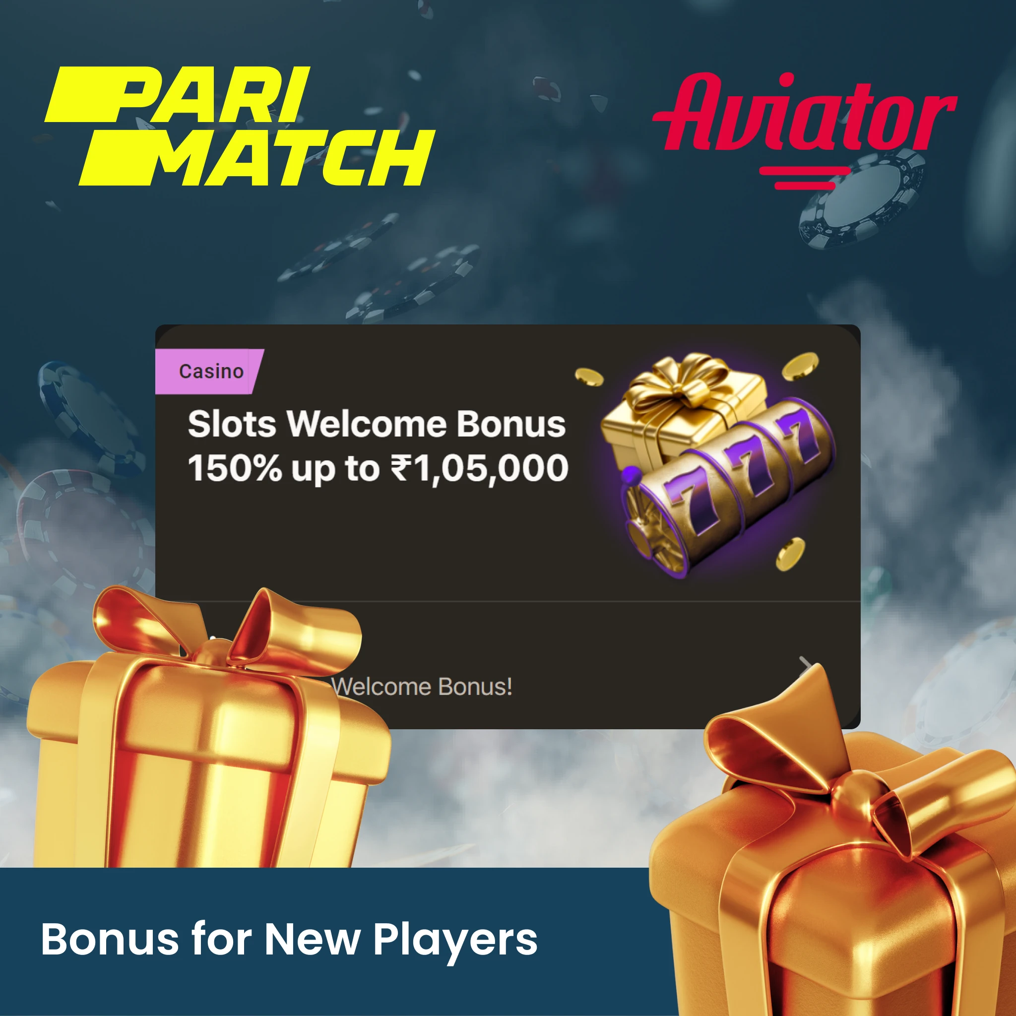 Parimatch has prepared an exclusive welcome bonus for all new users from India.