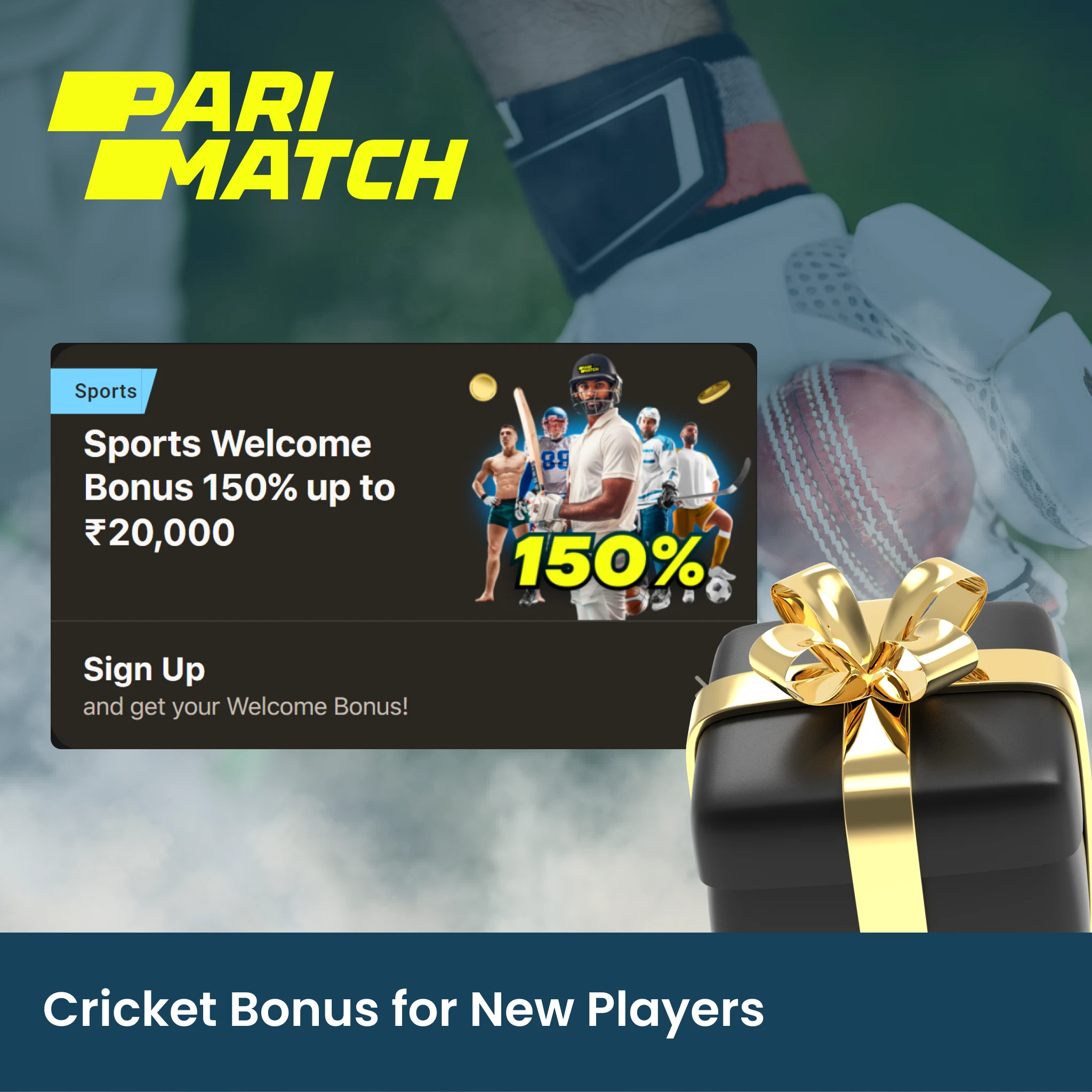 New Indian players are most interested in the sports bonus, as it gives them the benefit of betting on cricket with minimal risk.